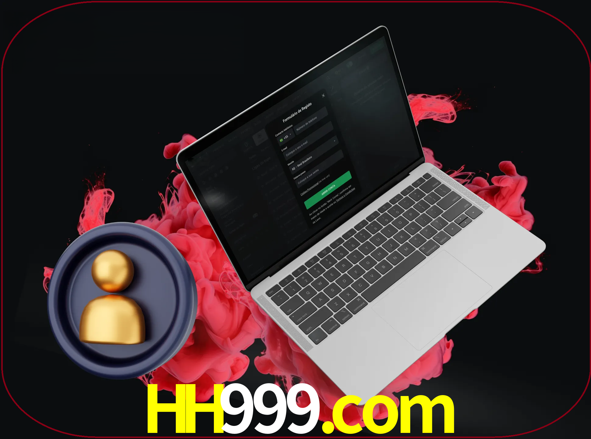 No cabeçalho do site hh999, clique no botão que o levará a um formulário especial onde terá de introduzir as suas informações actuais.