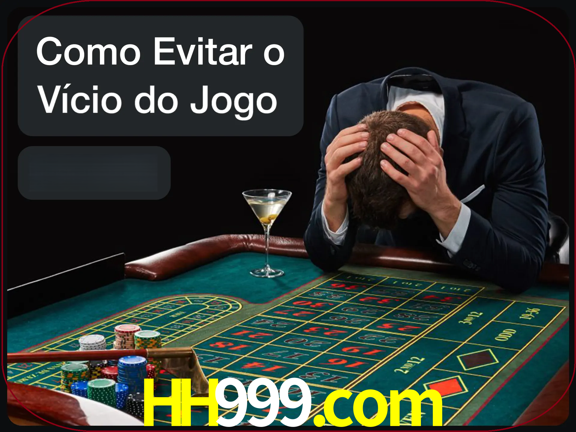 Você é responsável por cada uma de suas apostas.